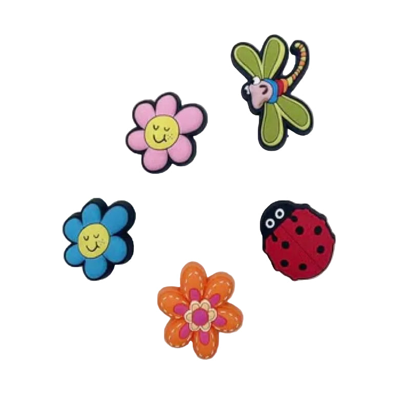 5 Pins Fleurs