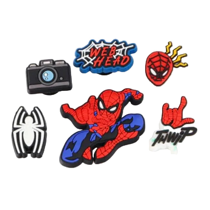6 Pins Spiderman
