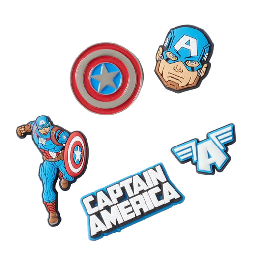 5 Pins Captain America
