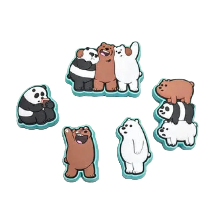 5 Pins Trio Panda Ours